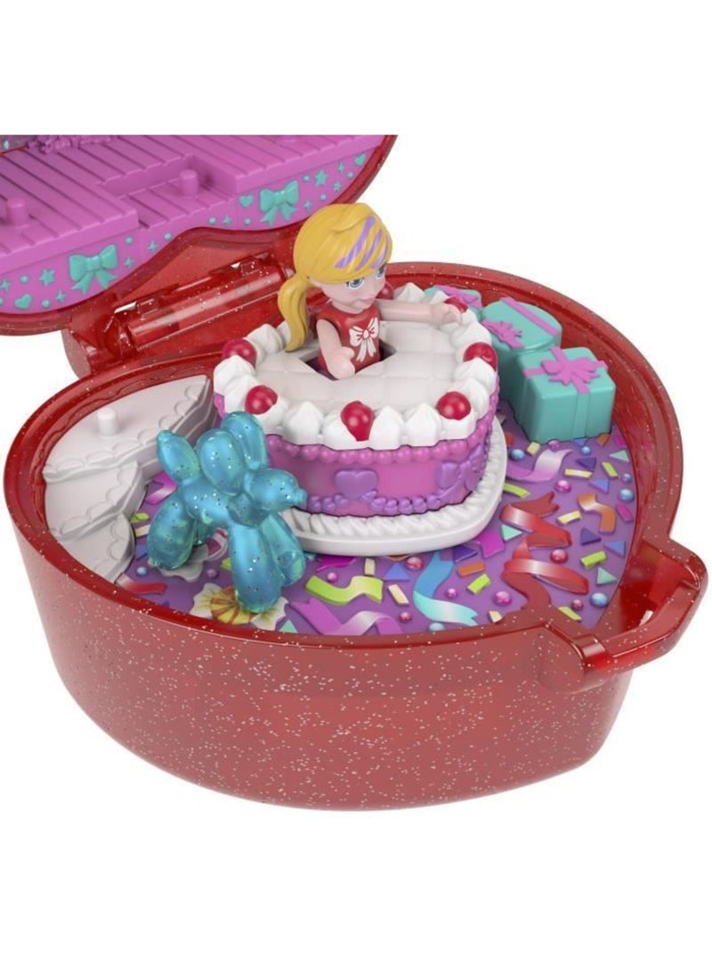 Polly pocket - coffret boîte à bijoux - 80ème anniversaire de mattel - polly pocket - jgk21 Rouge - Kiabi