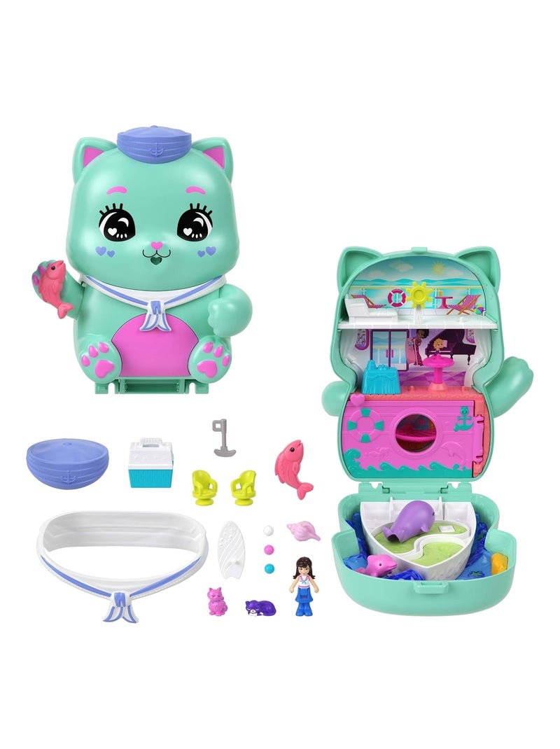 Polly Pocket - Coffret chaton marin Multicolore - Kiabi