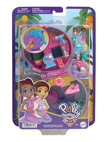 Polly Pocket - Coffret figurines sauvetage du dauphin