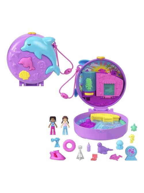 Polly Pocket - Coffret figurines sauvetage du dauphin - Kiabi