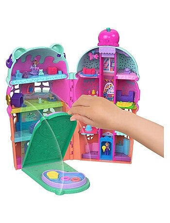 Polly Pocket - Coffret maison cornet de glace avec figurines