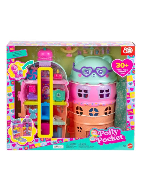 Polly Pocket - Coffret maison cornet de glace avec figurines - Kiabi