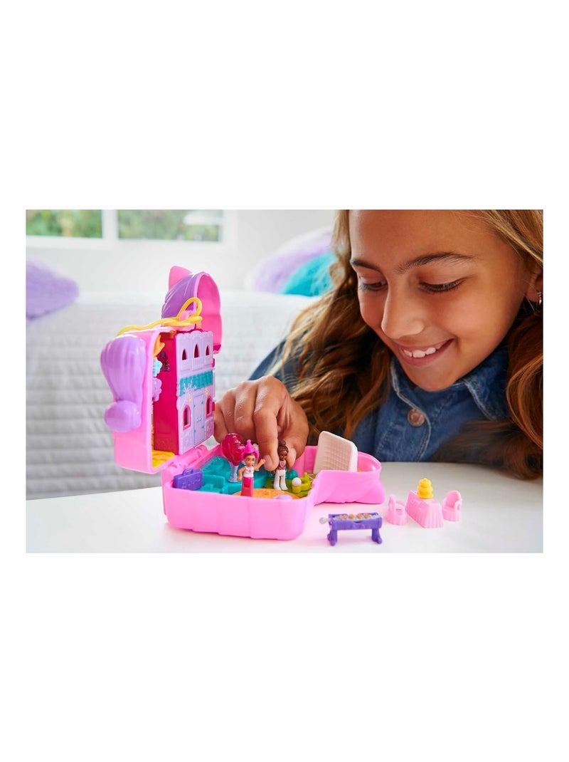 Polly Pocket - Coffret Piñata en folie avec 2 mini-figurines et 14 accessoires Multicolore - Kiabi