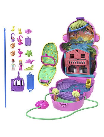 Polly Pocket Coffret Maman Singe et Son Bébé