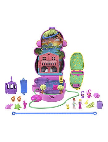Polly Pocket Coffret Maman Singe et Son Bébé