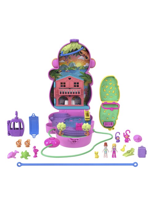 Polly Pocket Coffret Maman Singe et Son Bébé - Kiabi