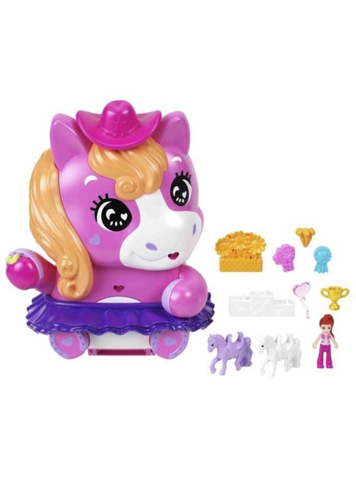 Polly pocket-coffret poney rodéo-jouet de voyage - 4 ans+- jcr39 - Kiabi Polly pocket-coffret poney rodéo-jouet de voyage - 4 ans+- jcr39 - Kiabi