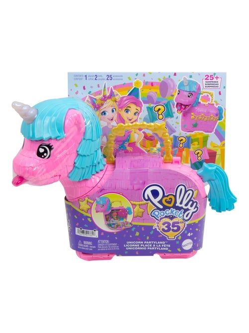 Polly Pocket-Les Licornes Font La Fête-Coffret - Kiabi