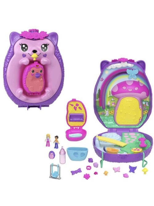 Polly pocket maman et bébé hérissons coffret sac à main 2 figurines - jbj91 4ans et plus - Kiabi