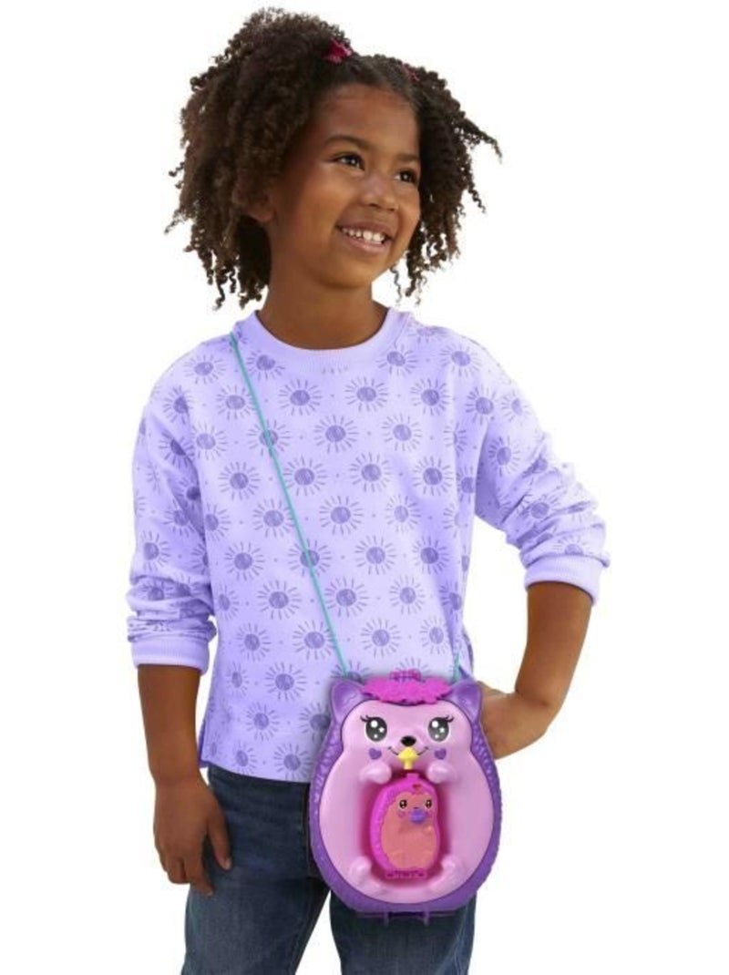 Polly pocket maman et bébé hérissons coffret sac à main 2 figurines - jbj91 4ans et plus Jaune - Kiabi