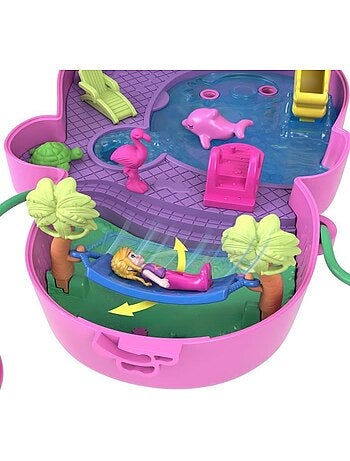 Polly Pocket-Maman Singe et Son Bébé-Coffret 2 mini-figurines HWP04