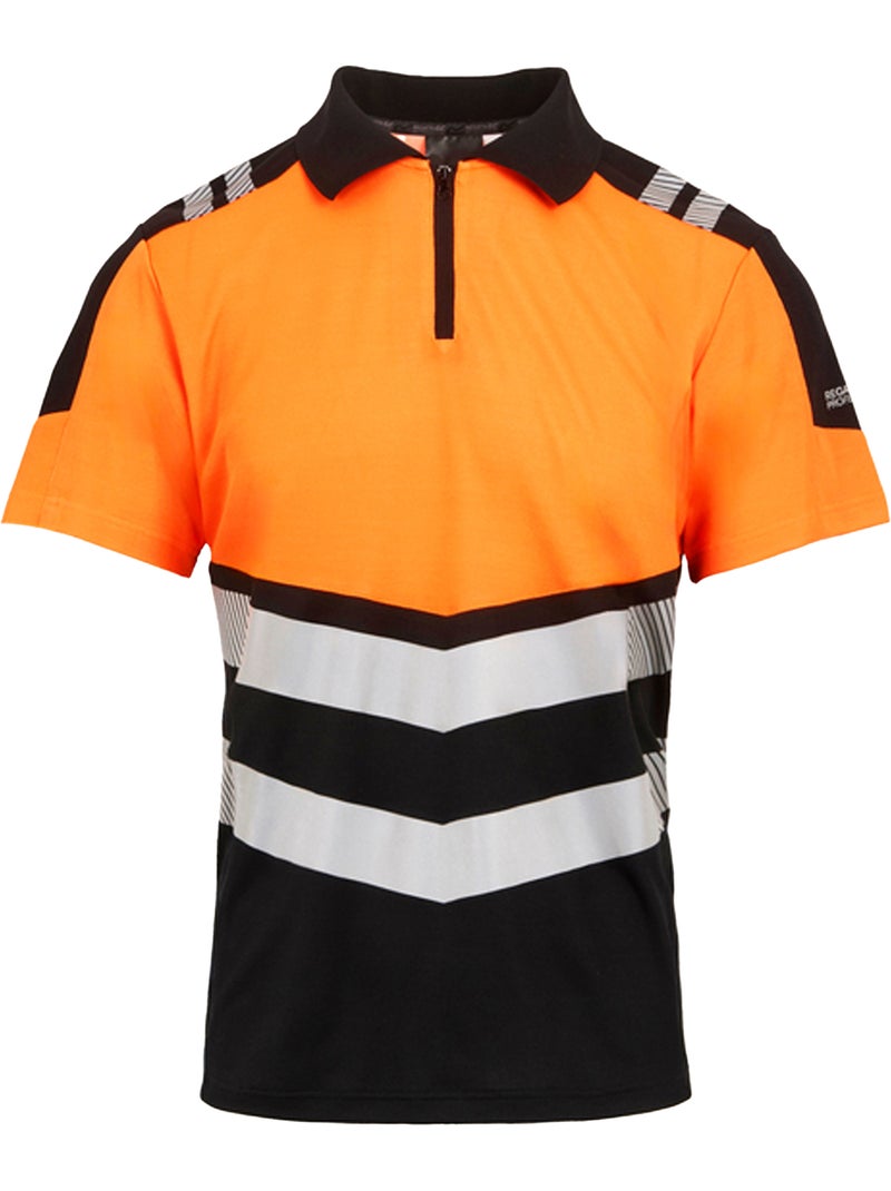 Polo - regatta professional Noir Orange - Kiabi