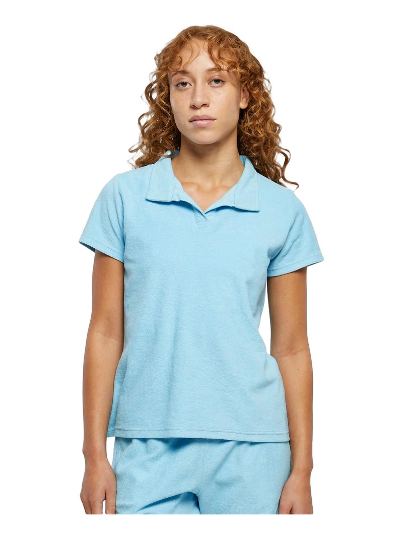 Polo - urban classics Bleu ciel - Kiabi
