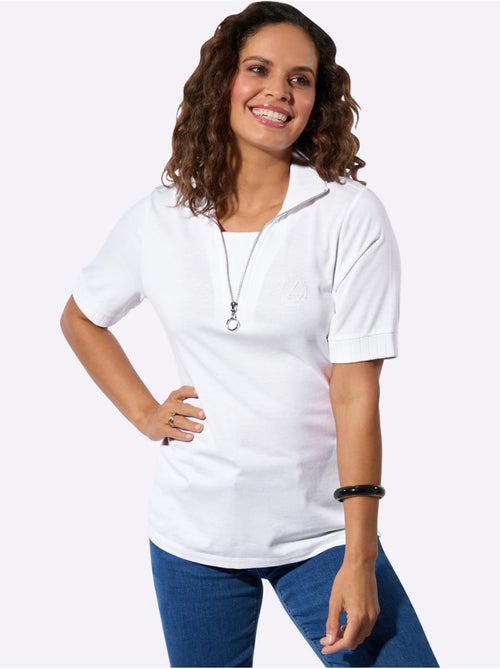 Polo 50% Coton - Taille Standard - Witt - Kiabi Polo 50% Coton - Taille Standard - Witt - Kiabi