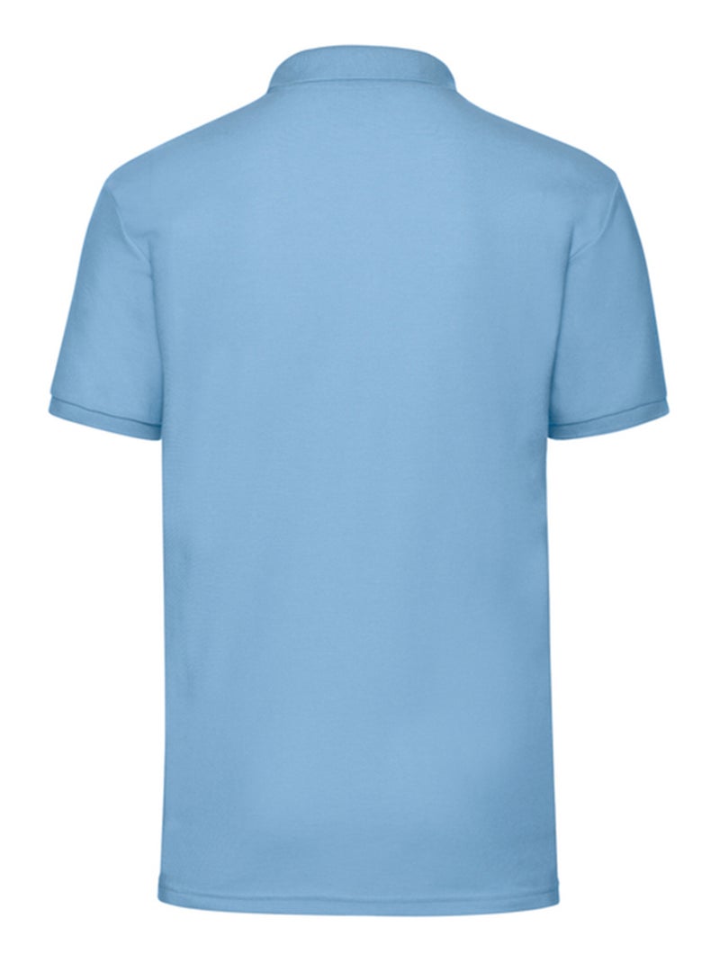 Polo 65/35 - fruit of the loom Bleu ciel - Kiabi