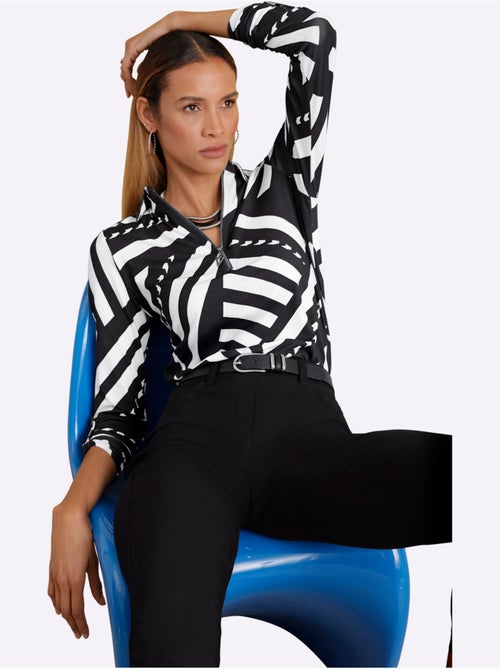 Polo 95% Viscose - Taille Standard - helline - Kiabi