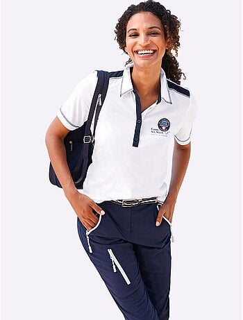 Polo à col et manches courtes avec logo - Taille standard - Witt
