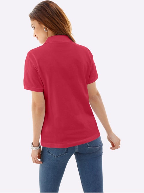 Polo à col classique avec manches courtes en coton piqué - Taille standard - Witt - Kiabi Polo à col classique avec manches courtes en coton piqué - Taille standard - Witt - Kiabi