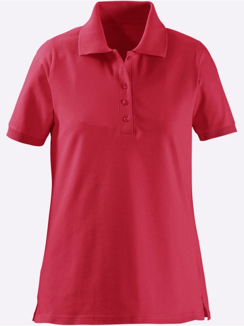 Polo à col classique avec manches courtes en coton piqué - Taille standard - Witt - Kiabi Polo à col classique avec manches courtes en coton piqué - Taille standard - Witt - Kiabi