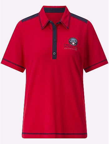 Polo à col et manches courtes avec logo - taille standard - witt