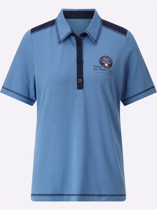 Polo à col et manches courtes avec logo - Taille standard - Witt - Kiabi Polo à col et manches courtes avec logo - Taille standard - Witt - Kiabi