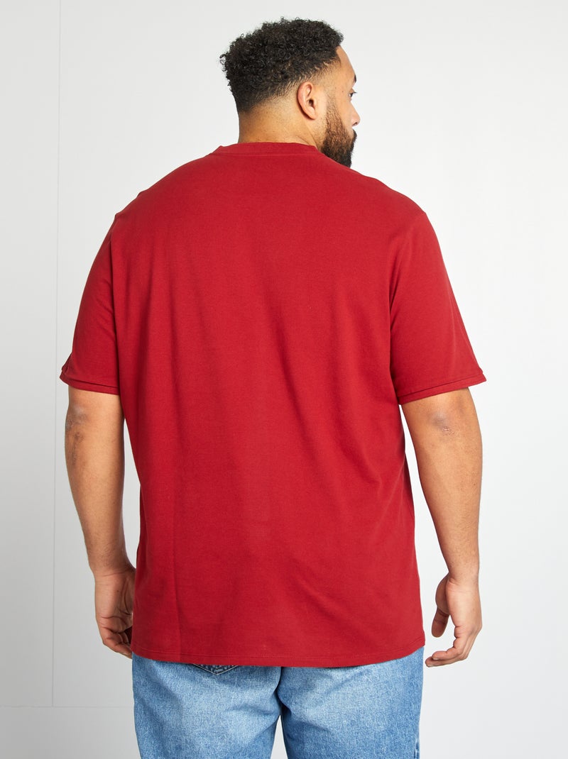 T-shirt Patagonia Homme Rouge Moyen Manches Courtes – Taille M – Occasion