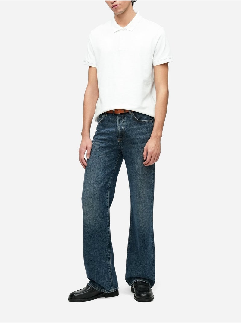 Polo à manches courtes - Calvin Klein Blanc - Kiabi