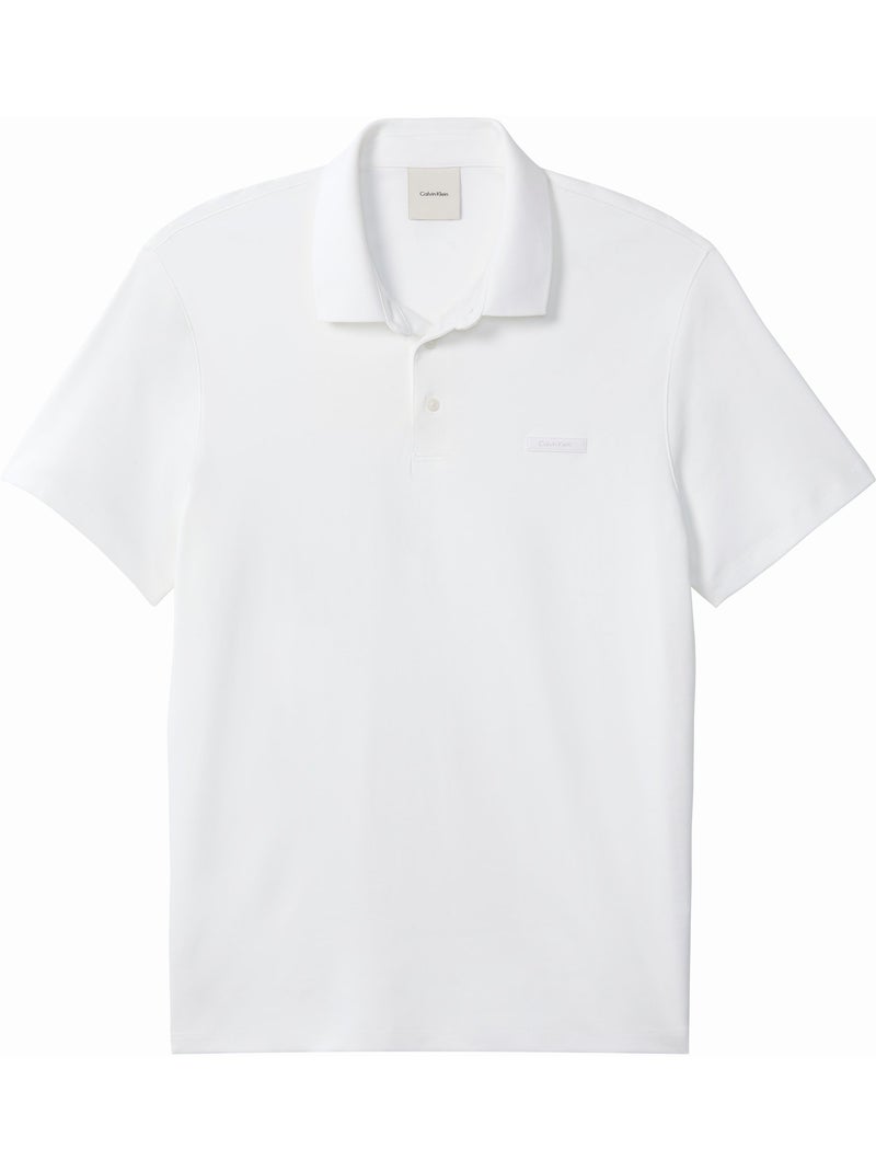 Polo à manches courtes - Calvin Klein Blanc - Kiabi