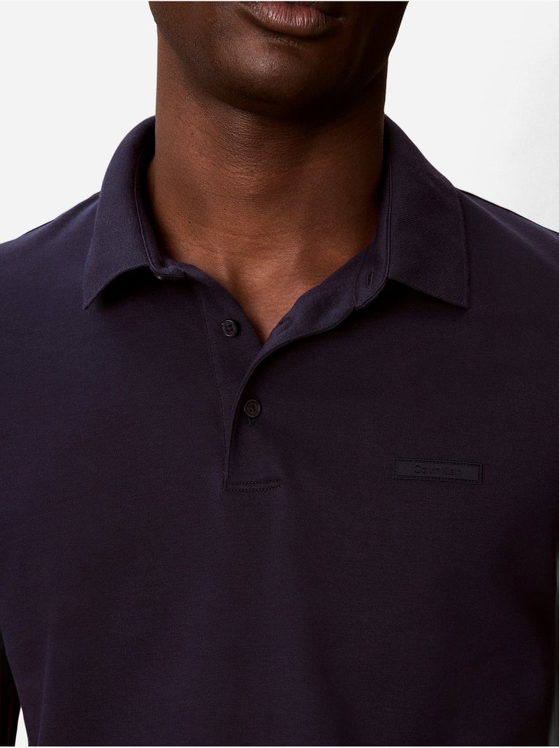 Polo à manches courtes - Calvin Klein Bleu foncé - Kiabi