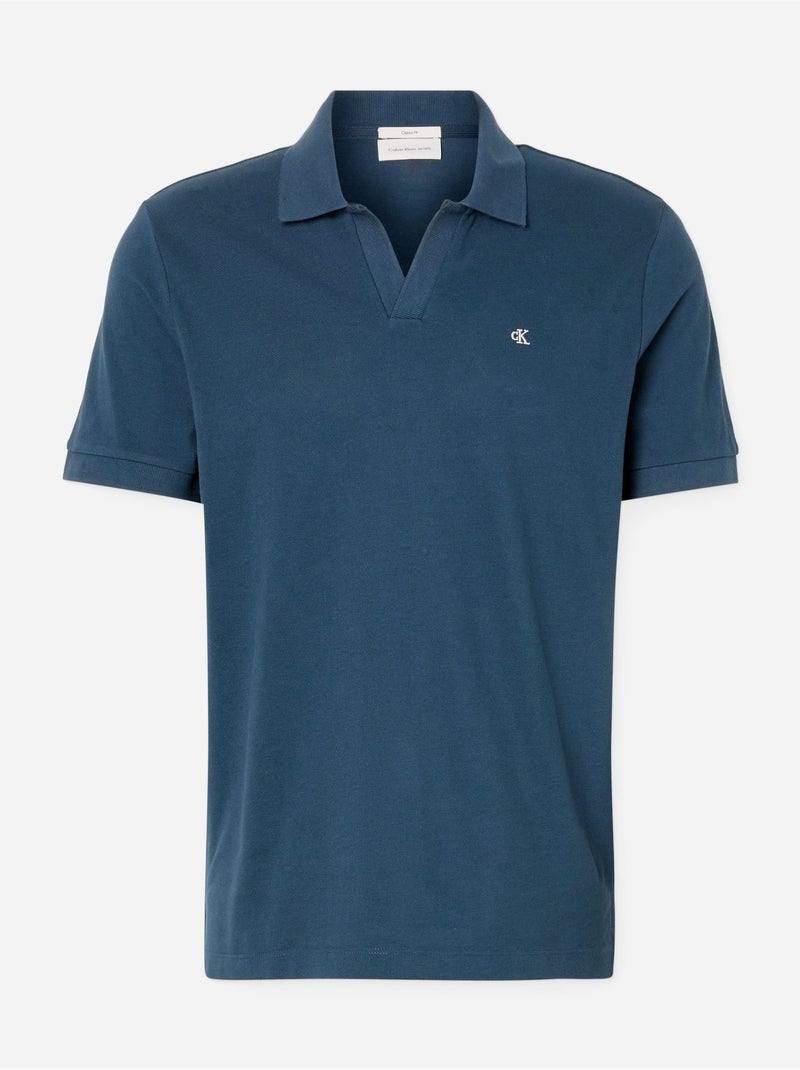 Polo à manches courtes - Calvin Klein Violet - Kiabi