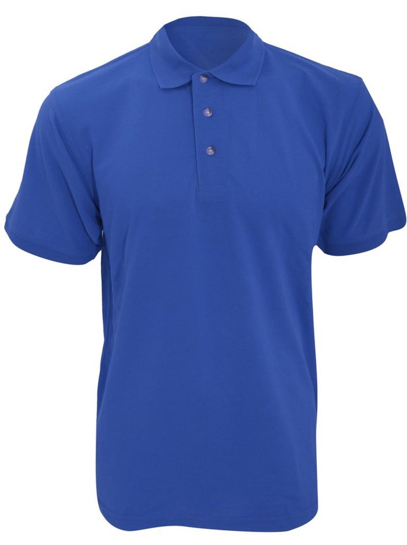 Polo à manches courtes - kustom kit Bleu roi - Kiabi