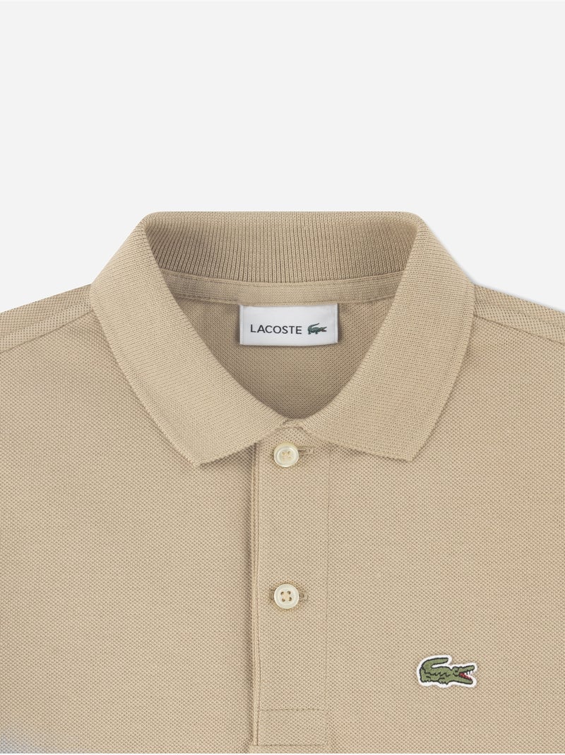 Polo à manches courtes - Lacoste Beige - Kiabi