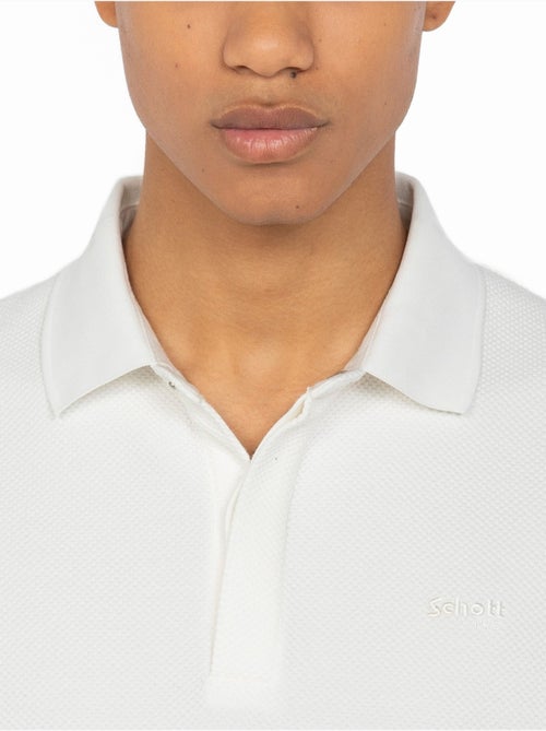 Polo à manches courtes - Schott - Kiabi