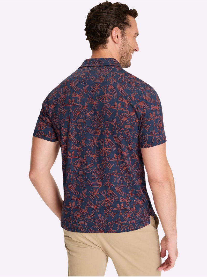 Polo à Manches Courtes - Taille Standard - Witt Bleu Bleu marine - Kiabi