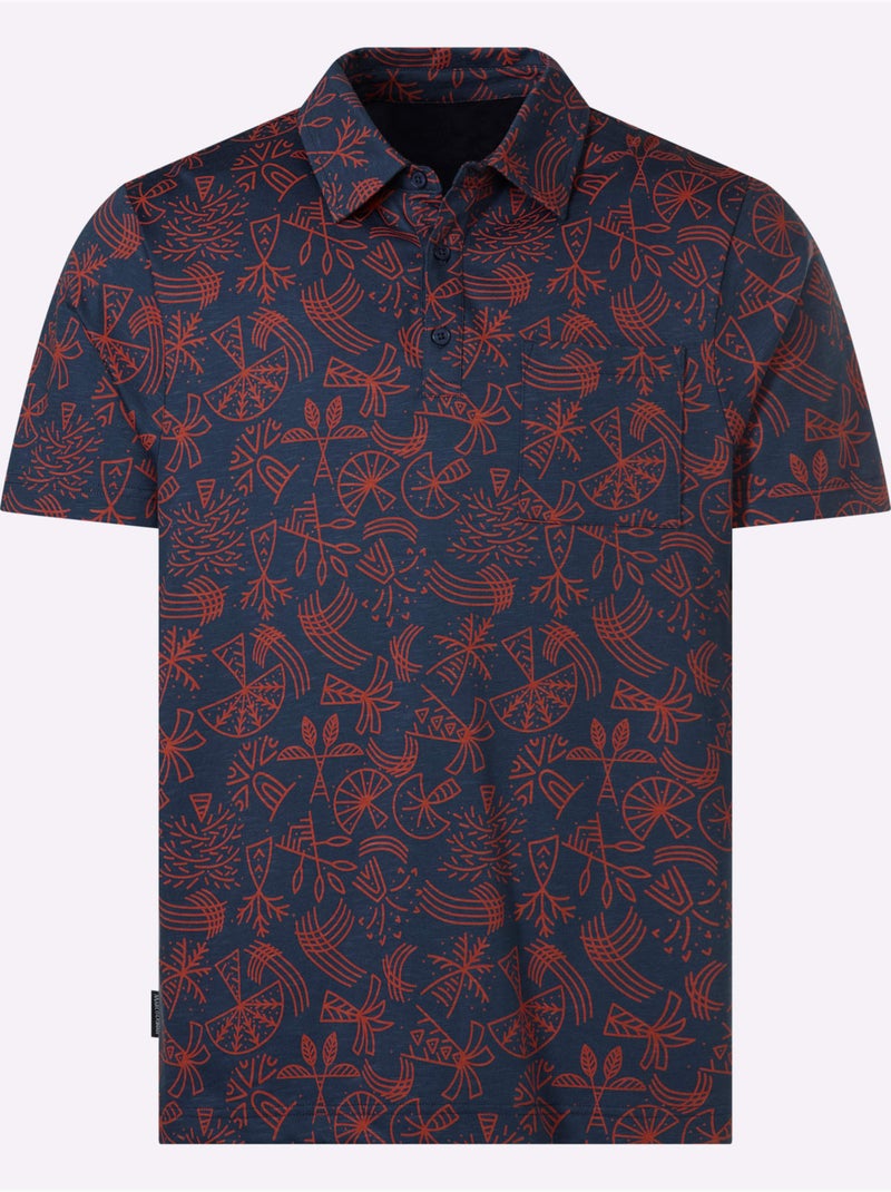 Polo à Manches Courtes - Taille Standard - Witt Bleu Bleu marine - Kiabi