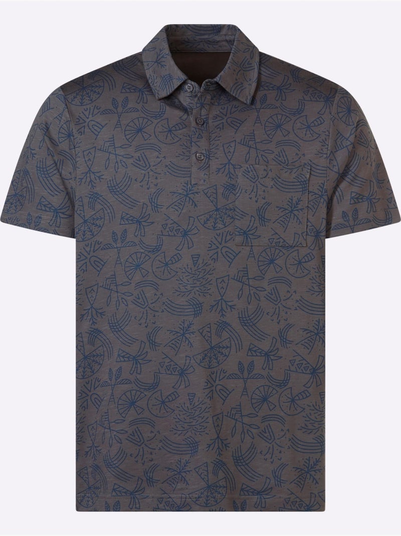 Polo à Manches Courtes - Taille Standard - Witt gris anthracite - Kiabi