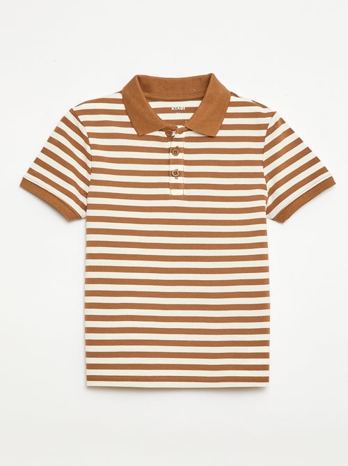 Polo à manches courtes en piqué de coton - Kiabi Polo à manches courtes en piqué de coton - Kiabi