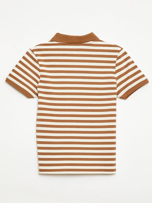 Polo à manches courtes en piqué de coton - Kiabi Polo à manches courtes en piqué de coton - Kiabi