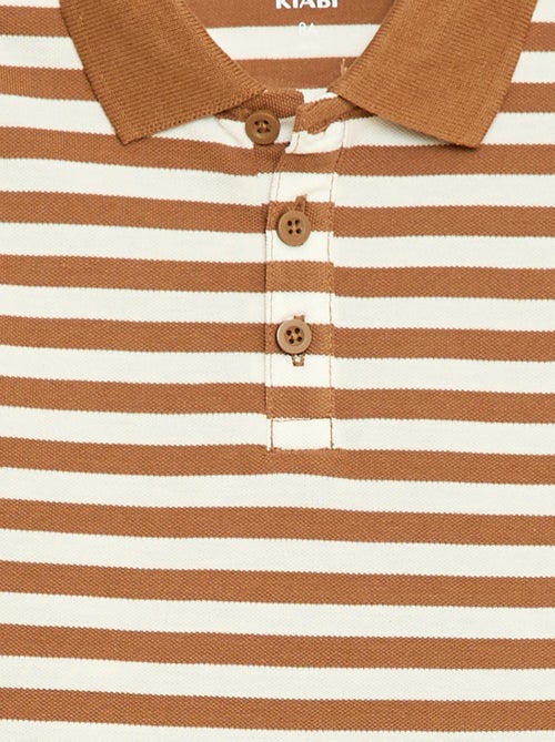 Polo à manches courtes en piqué de coton - Kiabi Polo à manches courtes en piqué de coton - Kiabi