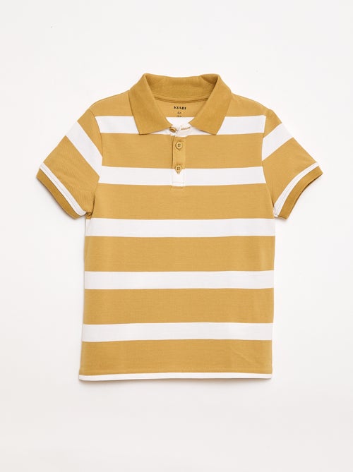 Polo à manches courtes en piqué de coton - Kiabi Polo à manches courtes en piqué de coton - Kiabi