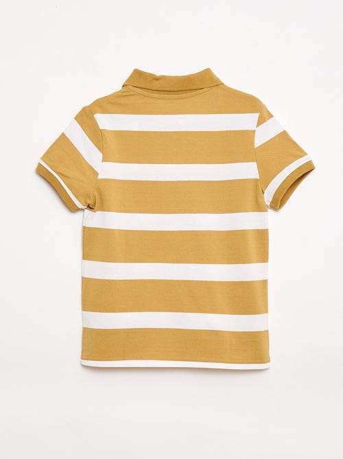 Polo à manches courtes en piqué de coton - Kiabi Polo à manches courtes en piqué de coton - Kiabi