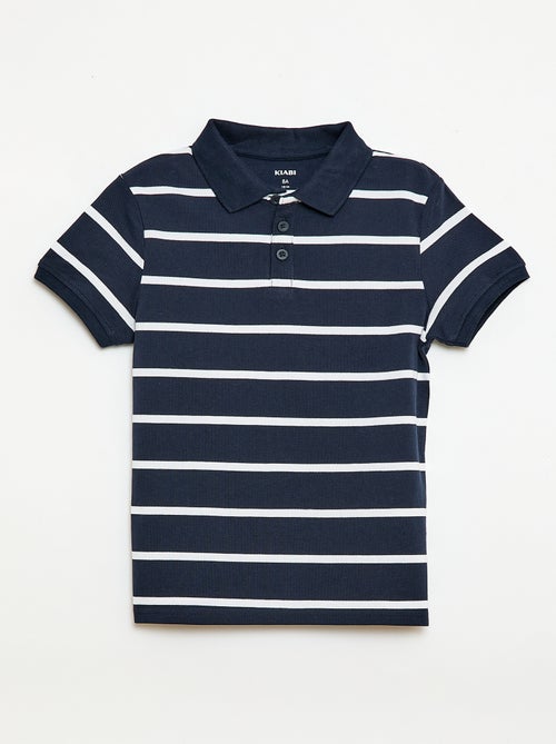 Polo à manches courtes en piqué de coton - Kiabi Polo à manches courtes en piqué de coton - Kiabi