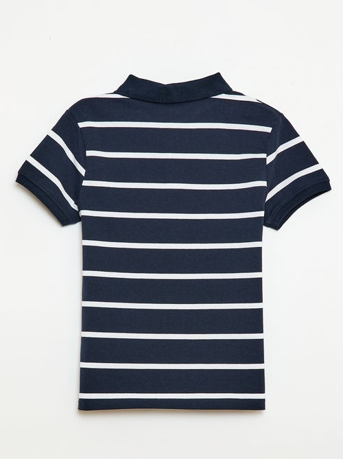 Polo à manches courtes en piqué de coton - Kiabi Polo à manches courtes en piqué de coton - Kiabi