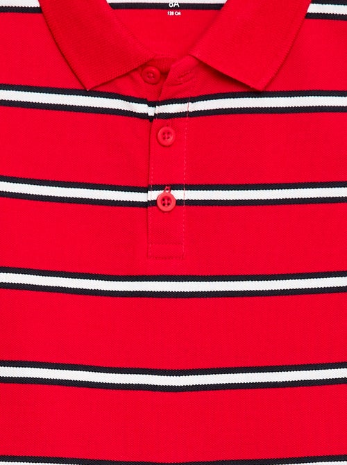 Polo à manches courtes en piqué de coton - Kiabi Polo à manches courtes en piqué de coton - Kiabi