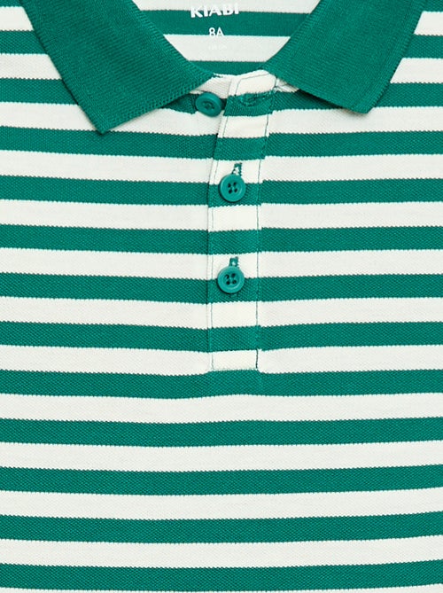 Polo à manches courtes en piqué de coton - Kiabi Polo à manches courtes en piqué de coton - Kiabi