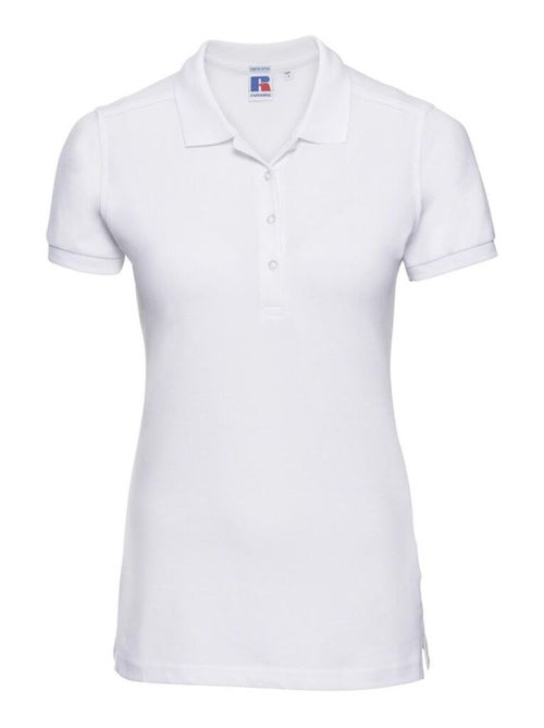 Polo à manches courtes en stretch pour femmes/femmes - russell - Kiabi