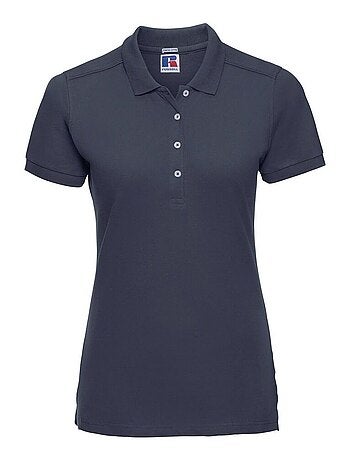 Polo à manches courtes en stretch pour femmes/femmes - russell