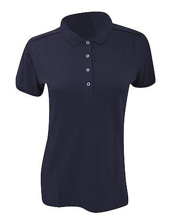 Polo à manches courtes en stretch pour femmes/femmes - russell