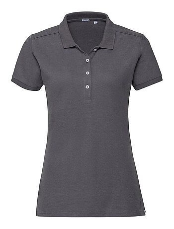 Polo à manches courtes en stretch pour femmes/femmes - russell