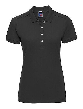 Polo à manches courtes en stretch pour femmes/femmes - russell